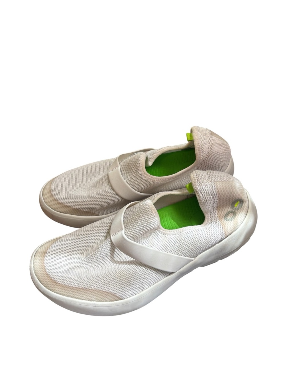 Oofos White Slip On Womens Shoes Size 9‎